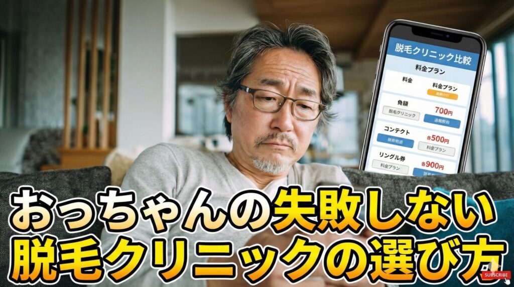 失敗しない脱毛クリニックの選び方