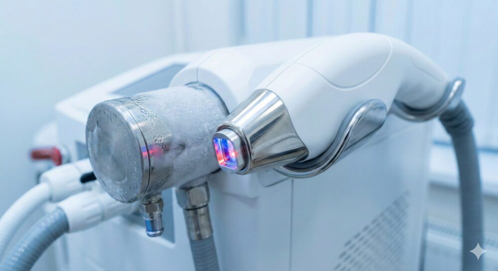 脱毛器のアップ