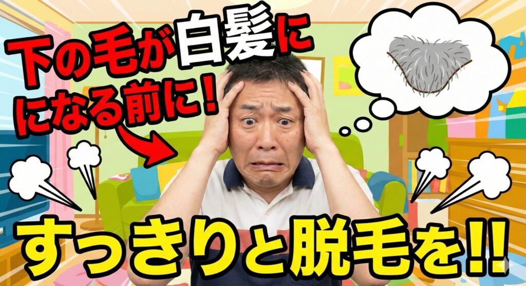 メンズ 脱毛 VIO 40代 50代