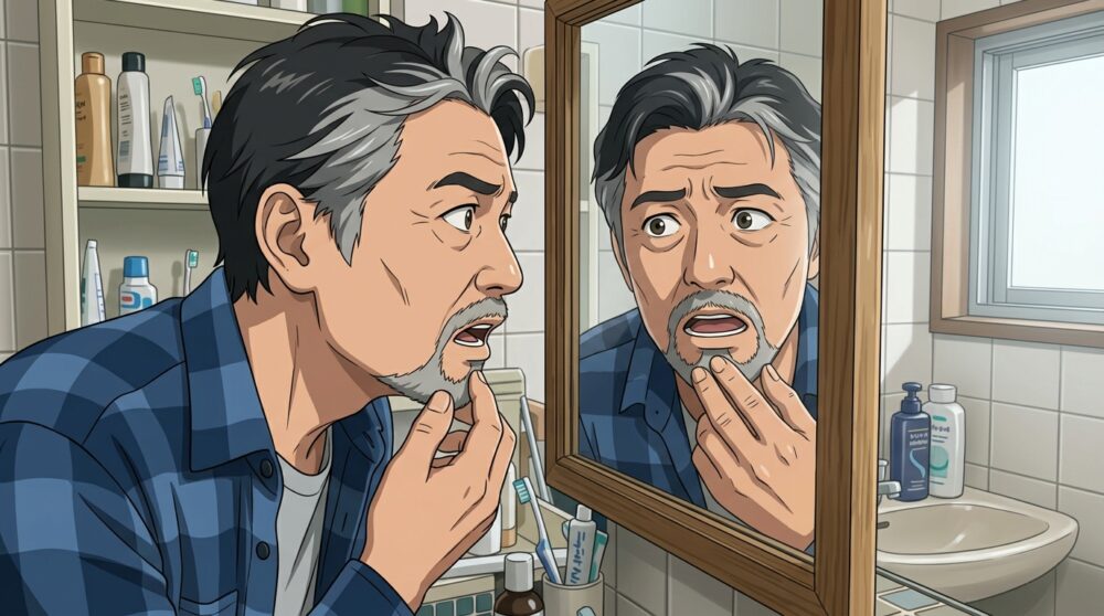 ヒゲ 白髪 脱毛 タイムリミット 40代 50代