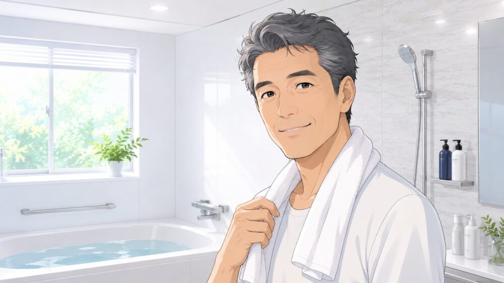 VIO脱毛後に清潔感が増した50代男性